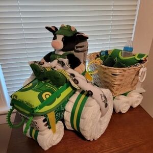 John Deere Tractor With Wagon